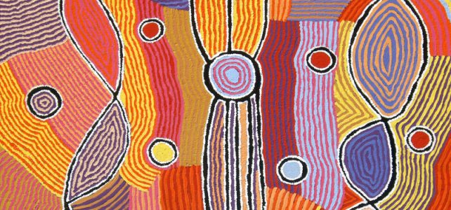 Aboriginal art of Australia and ethnic patterns